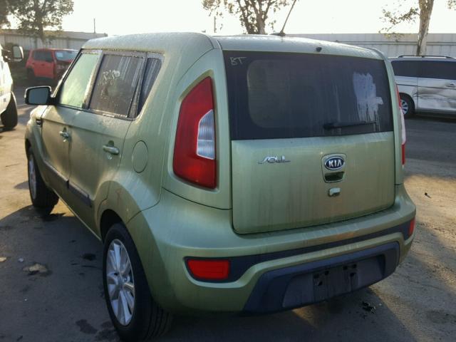 KNDJT2A64C7364038 - 2012 KIA SOUL + GREEN photo 3