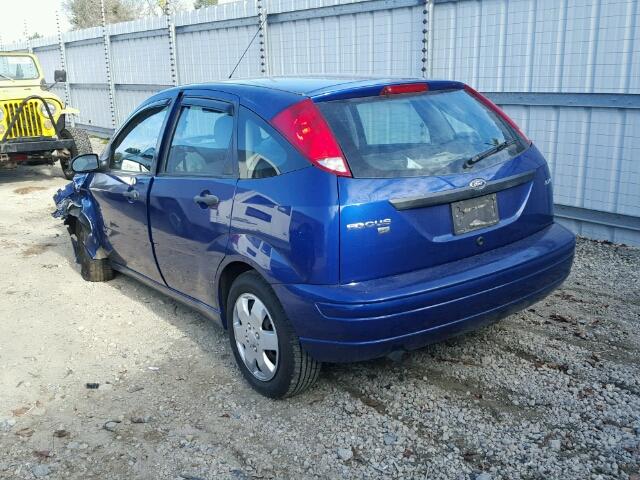 1FAFP37N26W158280 - 2006 FORD FOCUS ZX5 BLUE photo 3