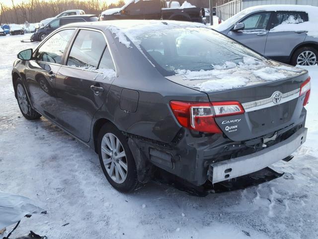 4T4BF1FK2DR316263 - 2013 TOYOTA CAMRY L GRAY photo 3