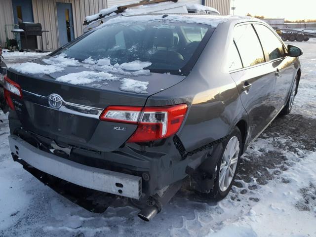 4T4BF1FK2DR316263 - 2013 TOYOTA CAMRY L GRAY photo 4