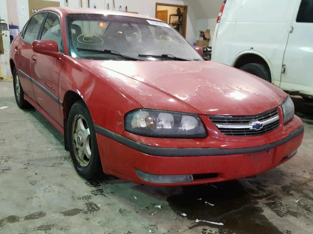 2G1WH55K729163921 - 2002 CHEVROLET IMPALA LS RED photo 1