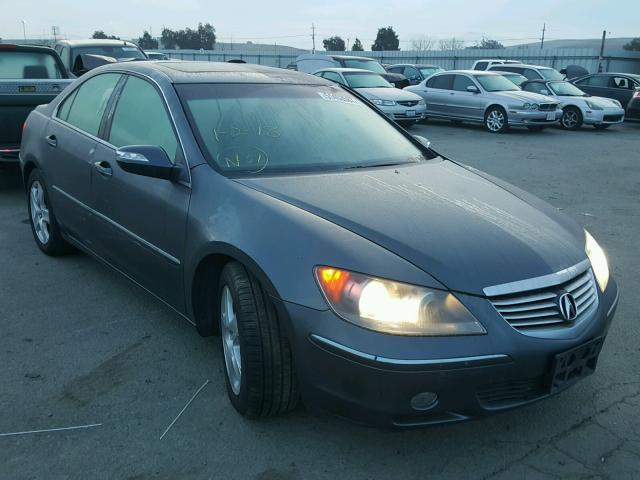 JH4KB16596C001259 - 2006 ACURA RL GRAY photo 1