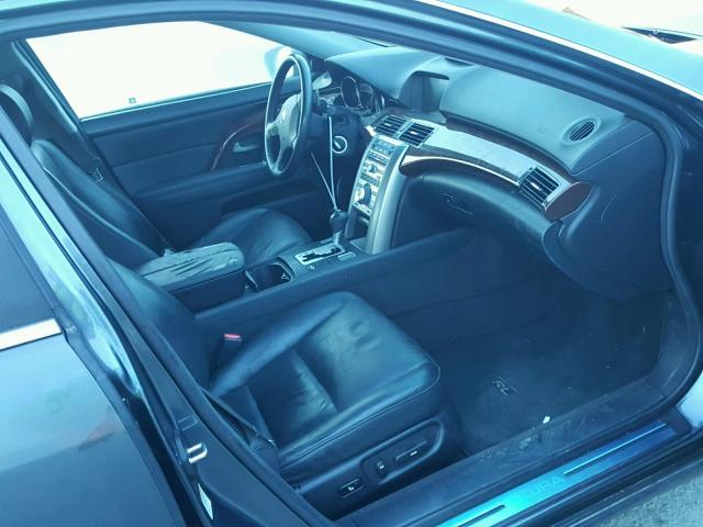 JH4KB16596C001259 - 2006 ACURA RL GRAY photo 5