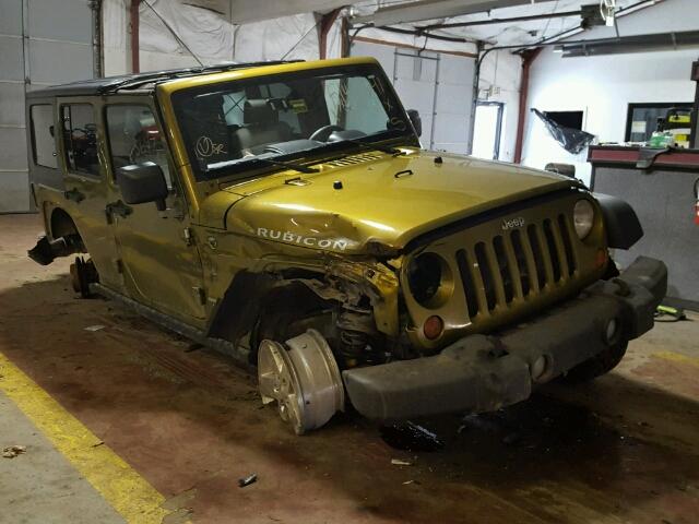 1J4GA69158L554875 - 2008 JEEP WRANGLER U GREEN photo 1