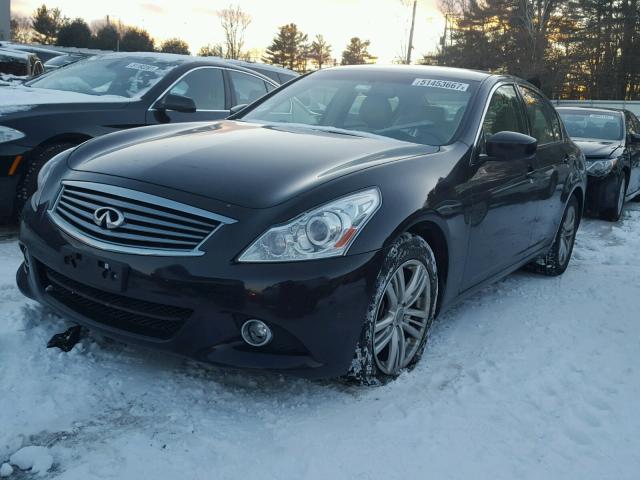 JN1CV6AR2DM757756 - 2013 INFINITI G37 BLACK photo 2