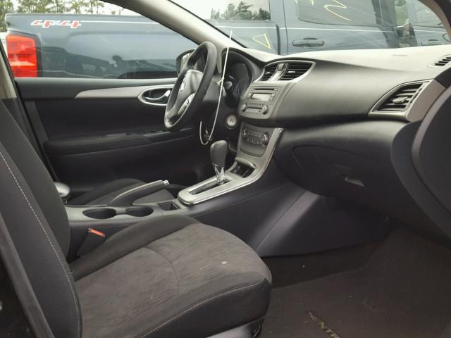 3N1AB7AP0EL666615 - 2014 NISSAN SENTRA S BLACK photo 5