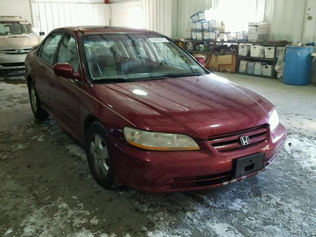 1HGCG16582A002434 - 2002 HONDA ACCORD EX BURGUNDY photo 1