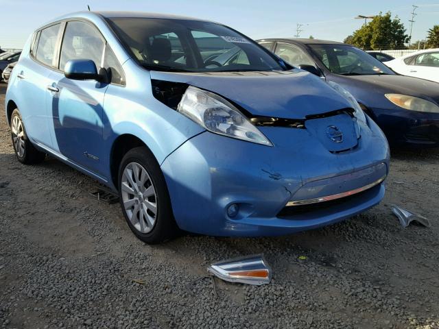 1N4AZ0CP6DC413151 - 2013 NISSAN LEAF S BLUE photo 1