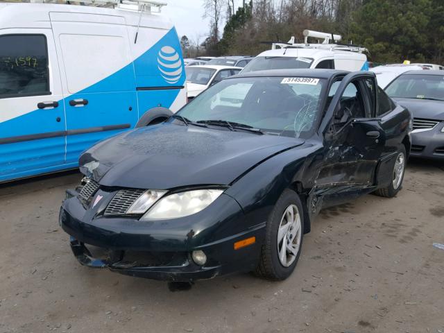 1G2JB12F437137268 - 2003 PONTIAC SUNFIRE GREEN photo 2