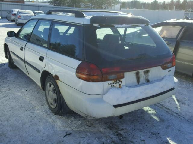 4S3BK4354W7321640 - 1998 SUBARU LEGACY L WHITE photo 3