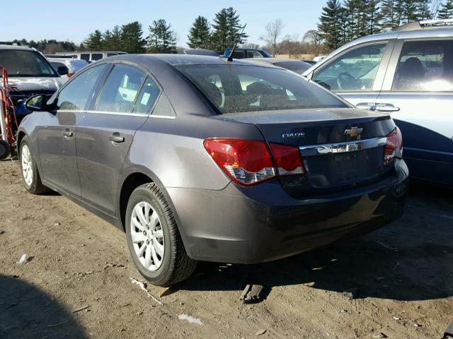 1G1PC5SH0B7211353 - 2011 CHEVROLET CRUZE LS GRAY photo 3