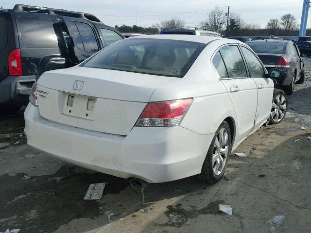 JHMCP26739C009987 - 2009 HONDA ACCORD EX WHITE photo 4