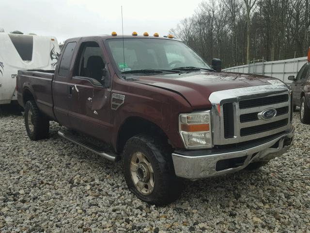 1FTWX3BR9AEA09111 - 2010 FORD F350 SUPER MAROON photo 1