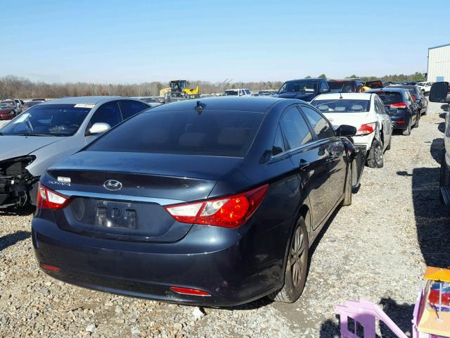 5NPEB4AC4DH770646 - 2013 HYUNDAI SONATA GLS BLACK photo 4