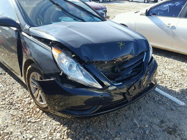 5NPEB4AC4DH770646 - 2013 HYUNDAI SONATA GLS BLACK photo 9