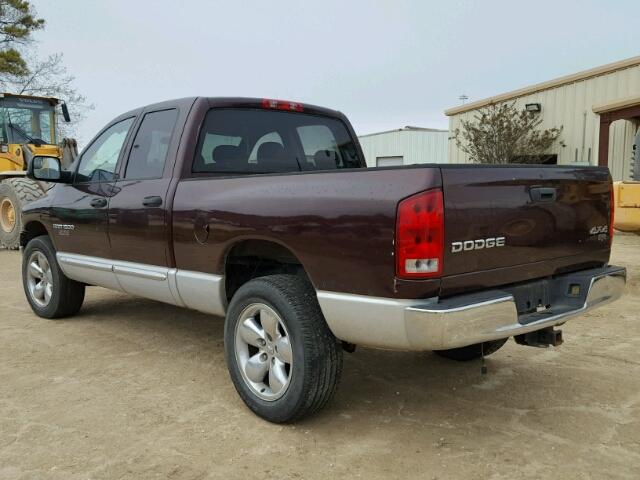 1D3HU18D34J229641 - 2004 DODGE RAM 1500 S MAROON photo 3