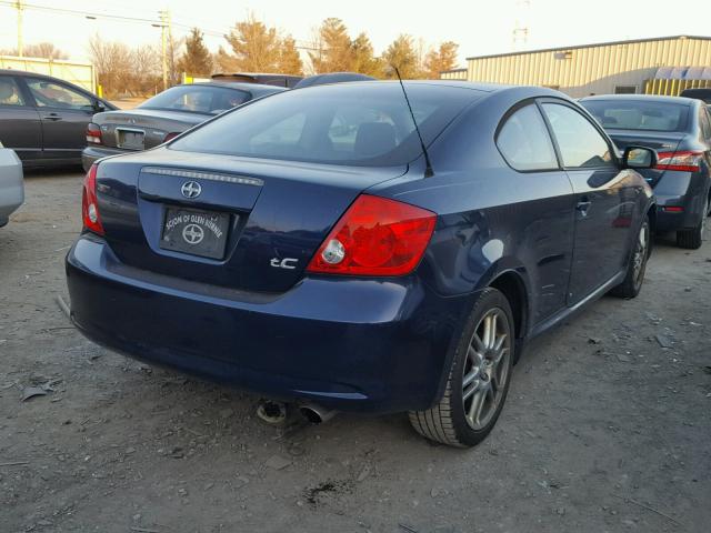 JTKDE177760119127 - 2006 TOYOTA SCION TC 蓝色 照片 4
