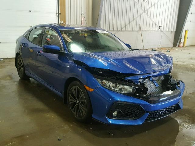 SHHFK7H57JU403603 - 2018 HONDA CIVIC EX ლურჯი ფოტო 1