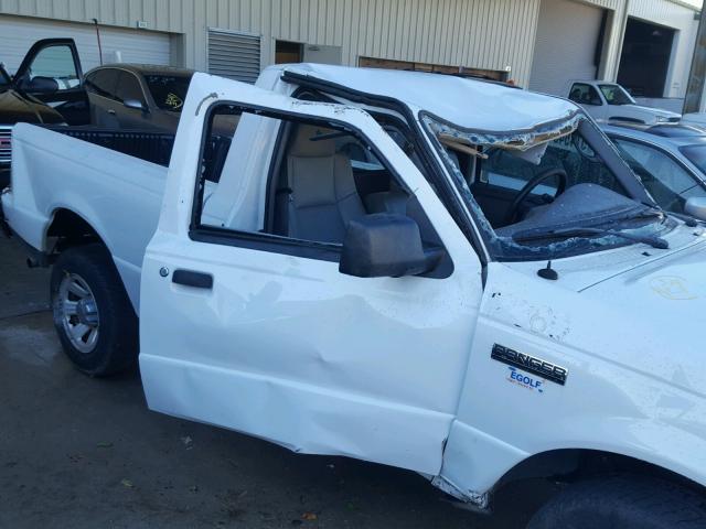 1FTYR10DX9PA62592 - 2009 FORD RANGER WHITE photo 9