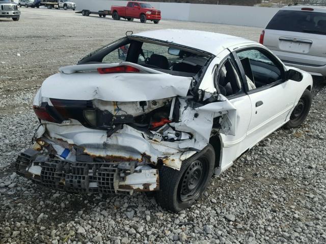 1G2JB1246W7602782 - 1998 PONTIAC SUNFIRE SE WHITE photo 4