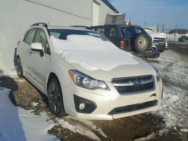 JF1GPAU68E8245688 - 2014 SUBARU IMPREZA SP WHITE photo 1