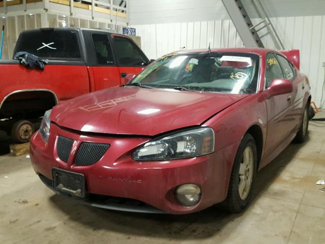 2G2WS522451147454 - 2005 PONTIAC GRAND PRIX RED photo 2