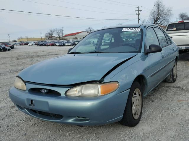 1FAFP10P8XW207676 - 1999 FORD ESCORT LX GREEN photo 2