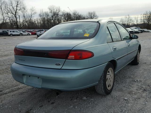 1FAFP10P8XW207676 - 1999 FORD ESCORT LX GREEN photo 4