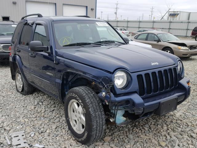 1J4GL58K14W113784 - 2004 JEEP LIBERTY LI BLUE photo 1