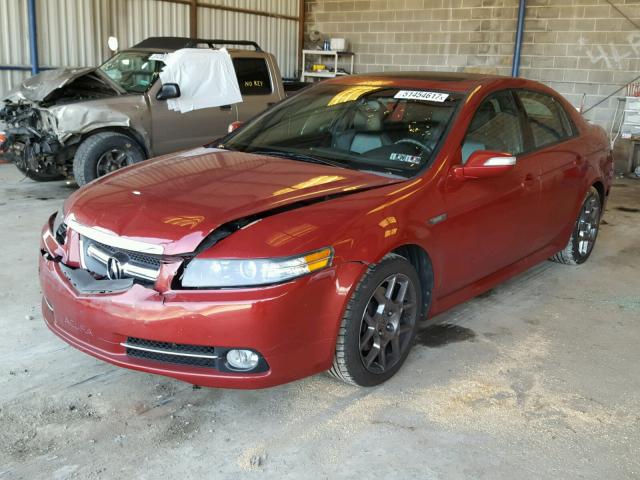 19UUA76538A032300 - 2008 ACURA TL TYPE S RED photo 2