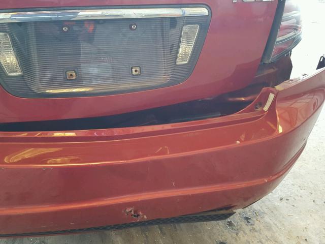 19UUA76538A032300 - 2008 ACURA TL TYPE S RED photo 9