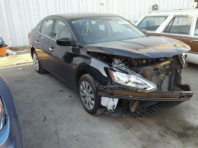 3N1AB7AP9HY289421 - 2017 NISSAN SENTRA S BLACK photo 1