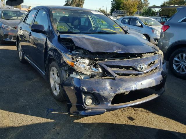 2T1BU4EE7BC687530 - 2011 TOYOTA COROLLA BA BLUE photo 1