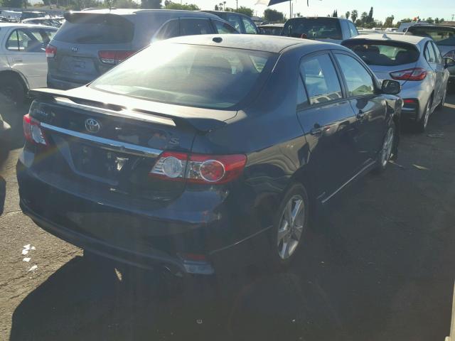 2T1BU4EE7BC687530 - 2011 TOYOTA COROLLA BA BLUE photo 4