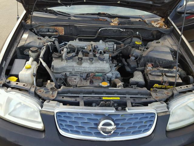 3N1CB51D73L790719 - 2003 NISSAN SENTRA XE BLACK photo 7