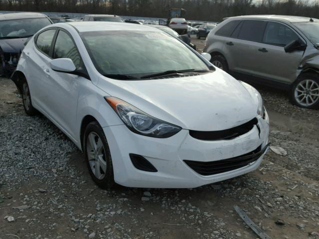 5NPDH4AE9BH045584 - 2011 HYUNDAI ELANTRA GL WHITE photo 1