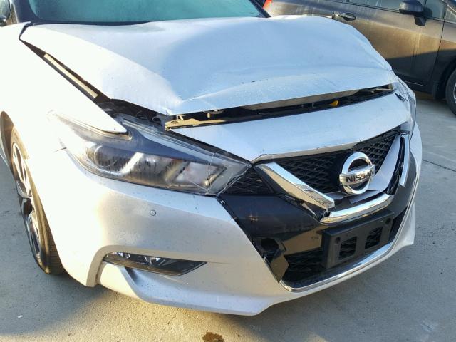 1N4AA6AP4HC401003 - 2017 NISSAN MAXIMA 3.5 SILVER photo 9