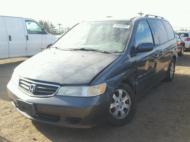 5FNRL18613B137581 - 2003 HONDA ODYSSEY EX GRAY photo 2