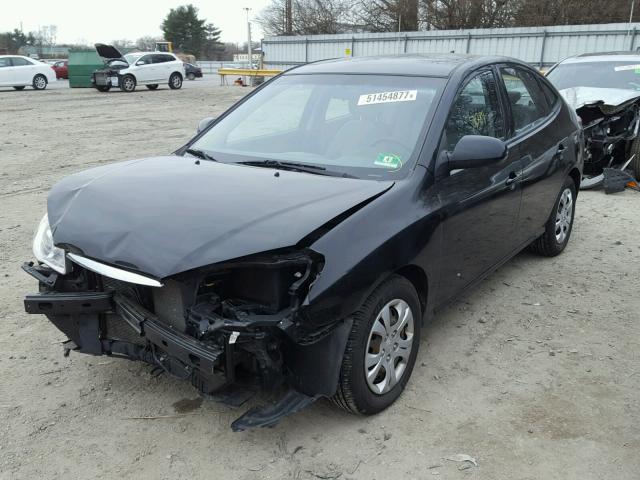 KMHDU4AD9AU183550 - 2010 HYUNDAI ELANTRA BL BLACK photo 2