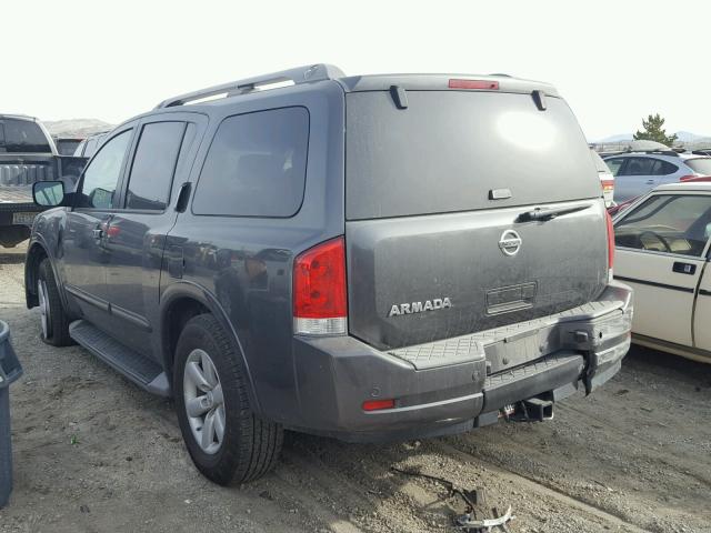 5N1AA0ND1BN606325 - 2011 NISSAN ARMADA SV GRAY photo 3