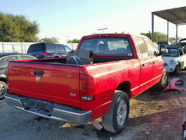 1D7HA18N05J565426 - 2005 DODGE RAM 1500 S RED photo 4