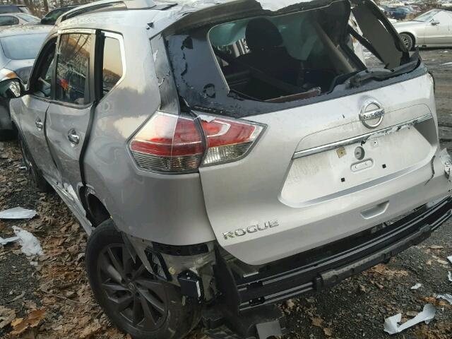 5N1AT2MV9GC922235 - 2016 NISSAN ROGUE S SILVER photo 3