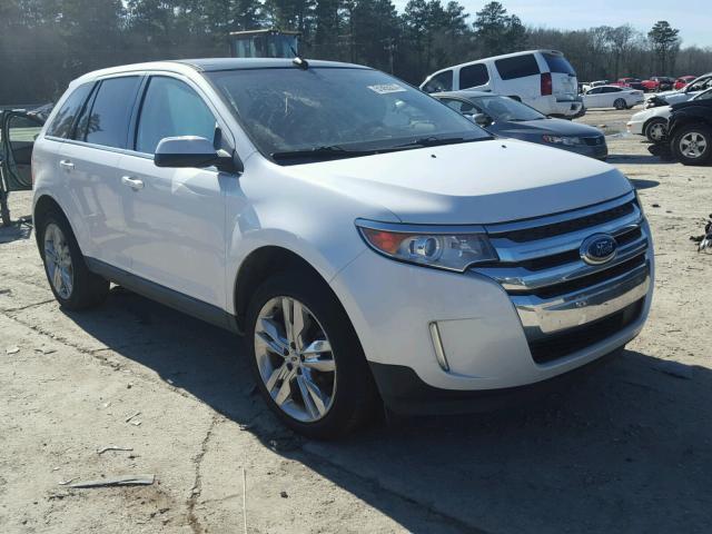 2FMDK3KC7BBB13235 - 2011 FORD EDGE LIMIT WHITE photo 1