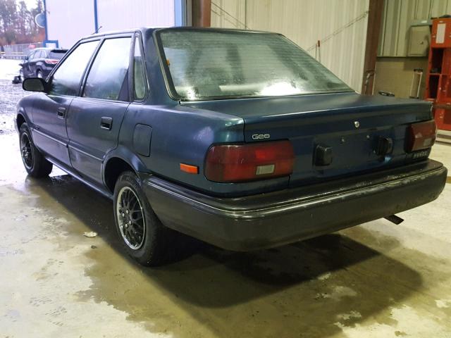 1Y1SK5460NZ073527 - 1992 GEO PRIZM BASE BLUE photo 3