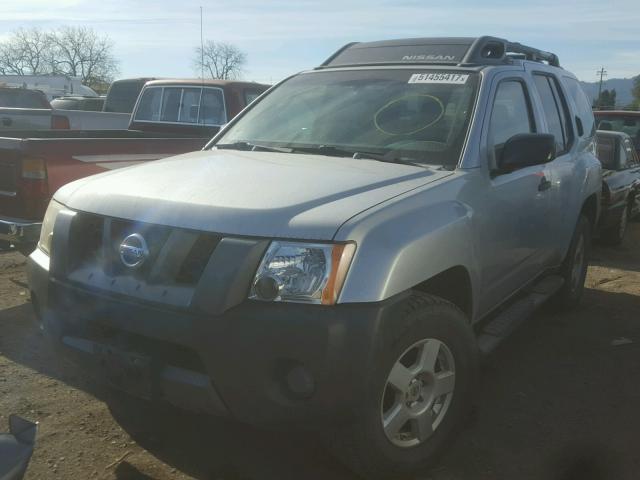 5N1AN08W46C527136 - 2006 NISSAN XTERRA OFF SILVER photo 2