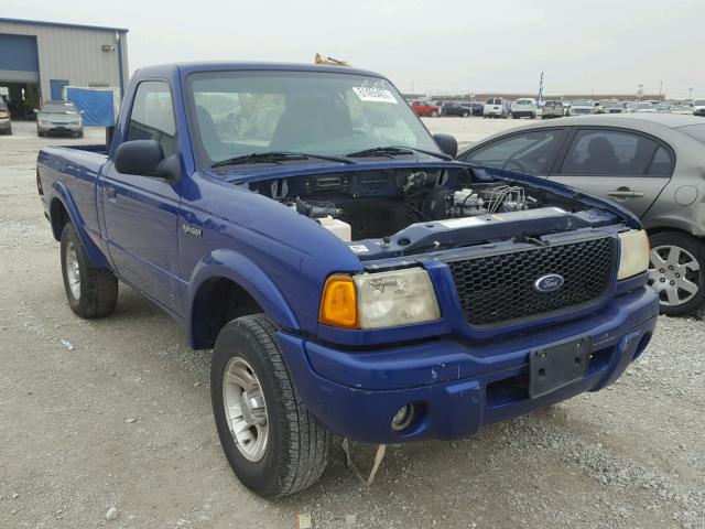 1FTYR10U42PB61365 - 2002 FORD RANGER BLUE photo 1