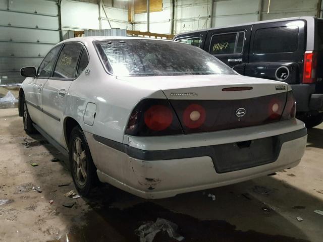 2G1WF55E049145098 - 2004 CHEVROLET IMPALA 白色 照片 3