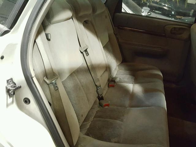 2G1WF55E049145098 - 2004 CHEVROLET IMPALA WHITE photo 6