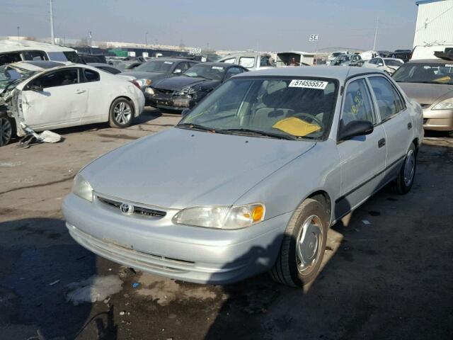 1NXBR12E0YZ409080 - 2000 TOYOTA COROLLA VE SILVER photo 2