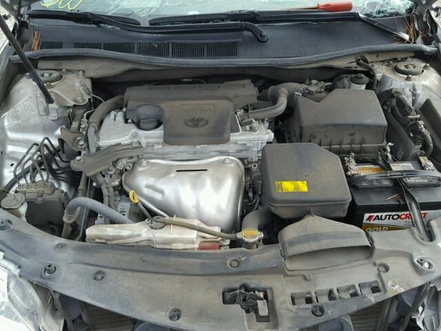 4T4BF1FK1DR299620 - 2013 TOYOTA CAMRY L SILVER photo 7